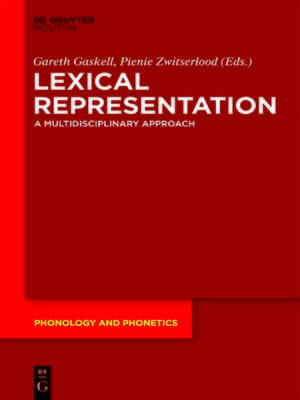 cover image of Lexical Representation